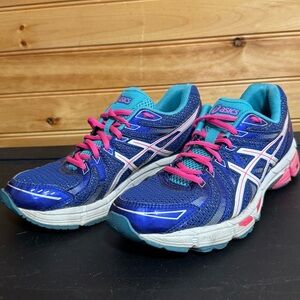 ASICS Gel-Exalt Women's Blue and Pink Athletic Shoes T379N US 8.5